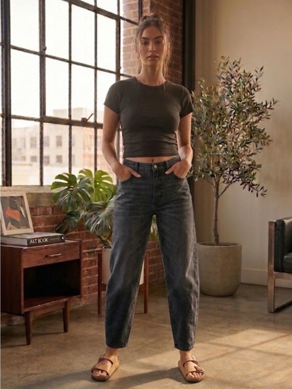 AG Adriano Goldschmied Daily Blue, Size 26, Mantra jeans in Onxy Black, NWT